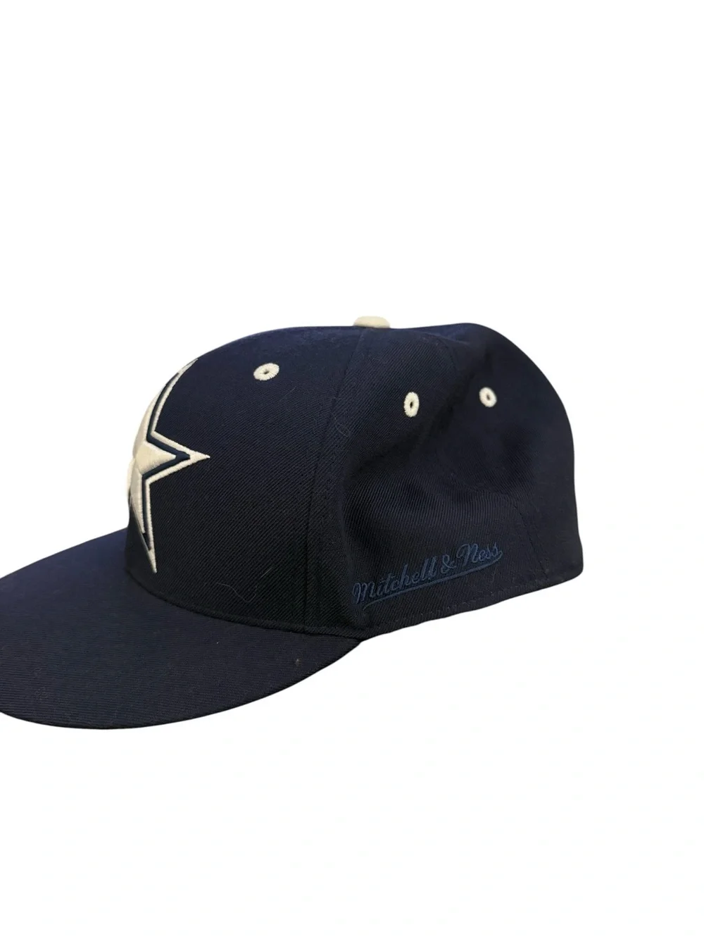 Mitchell & Ness Dallas Cowboy Hat Navy with White Star Sz 8